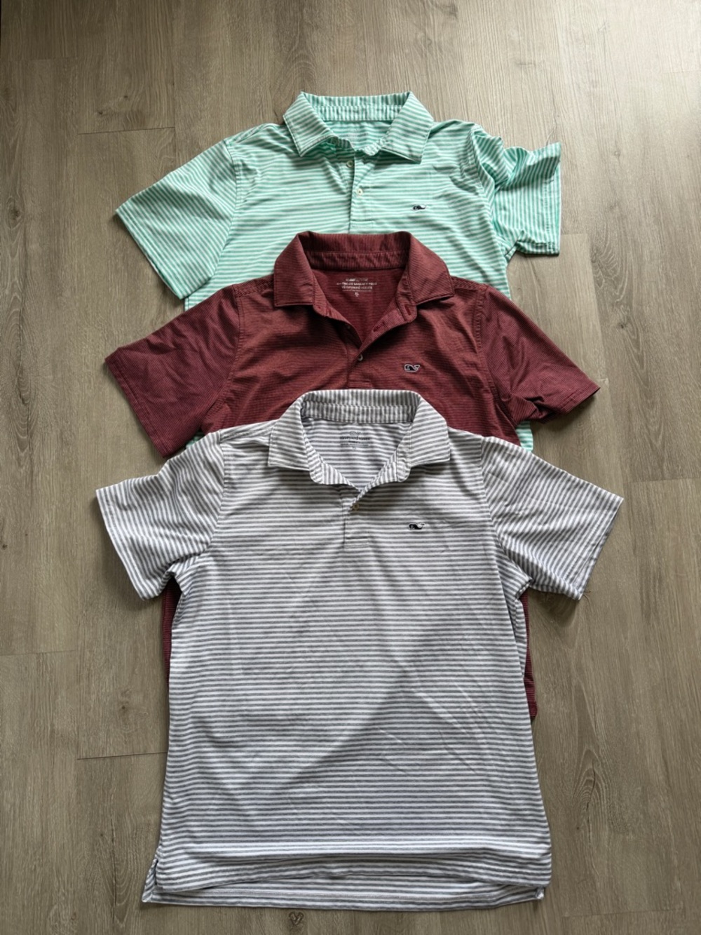 Vineyard Vines Boys Performance Sankaty Polo Whale Logo XL Bundle